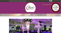 Desktop Screenshot of cohenscaterers.com